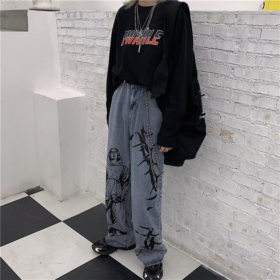 Mary Jeans Bol Paça Pantolon