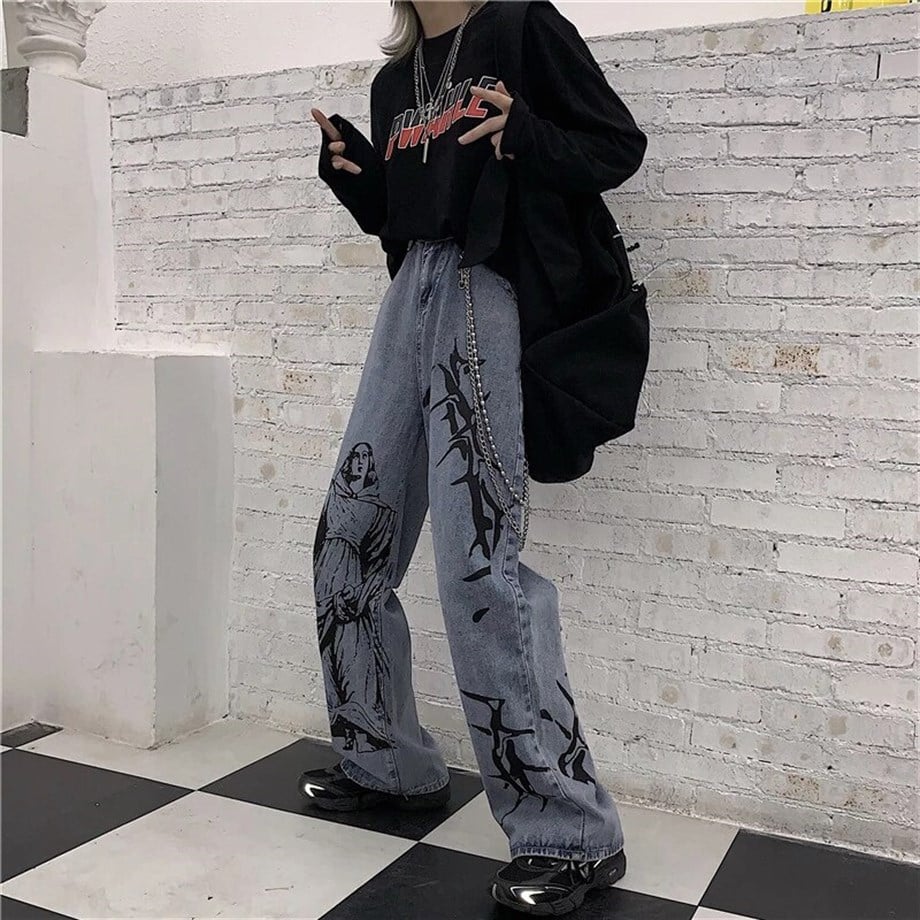 Mary Jeans Bol Paça Pantolon