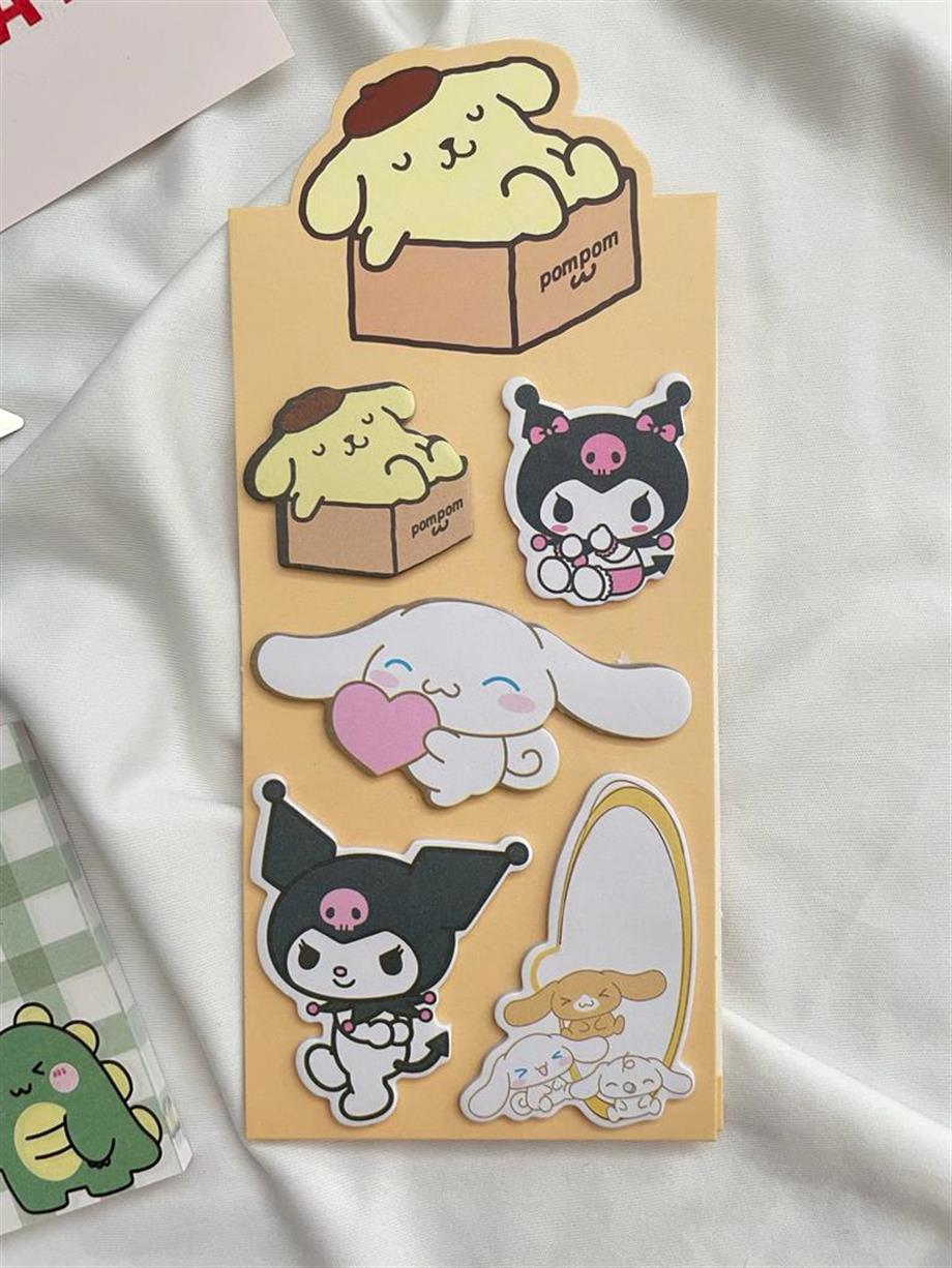 Masa Üstü Kawaii Yapışkan Postit Seti Renk Seçenekleri
