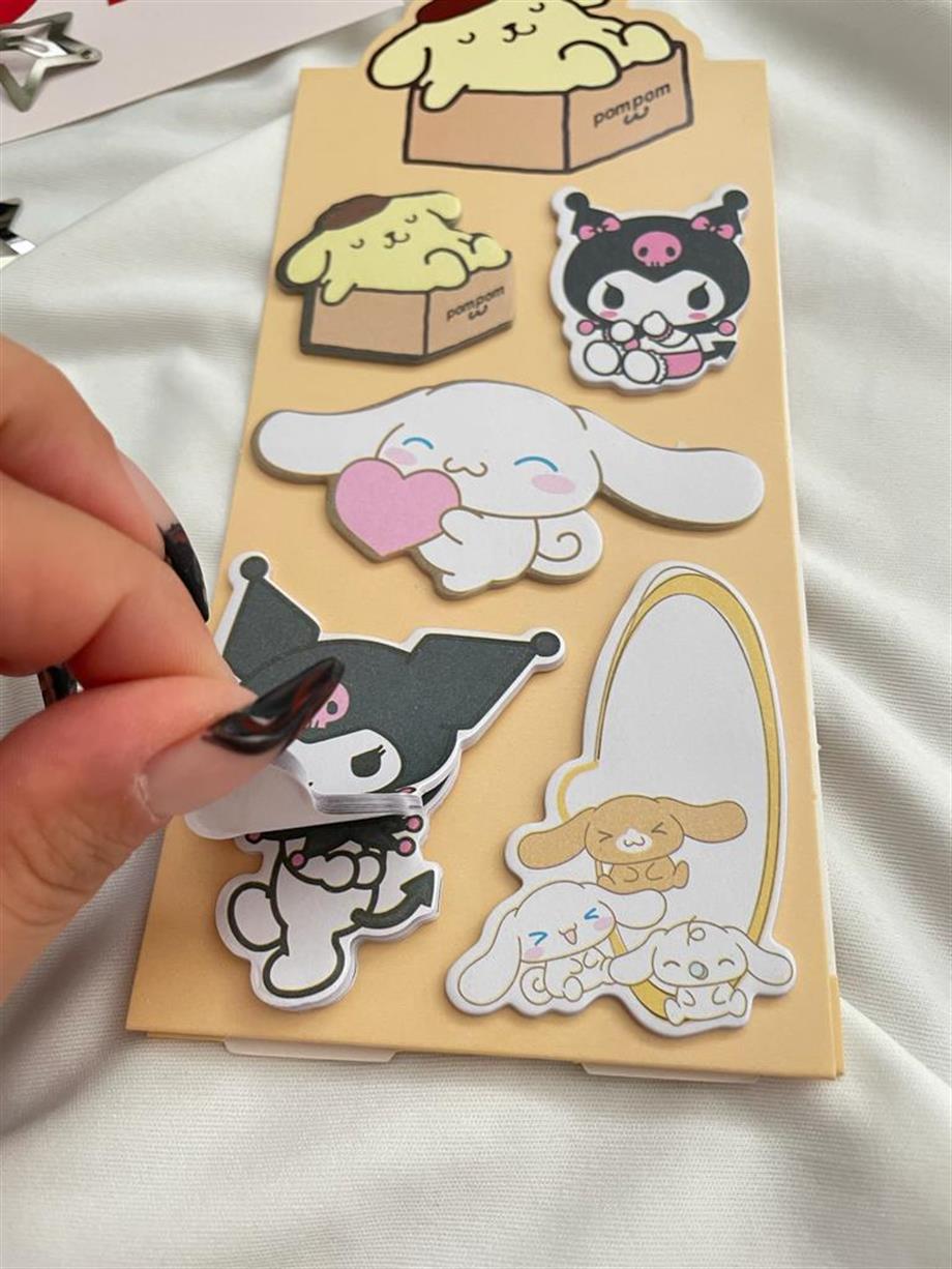 Masa Üstü Kawaii Yapışkan Postit Seti Renk Seçenekleri