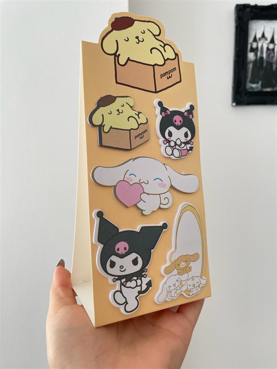 Masa Üstü Kawaii Yapışkan Postit Seti Renk Seçenekleri