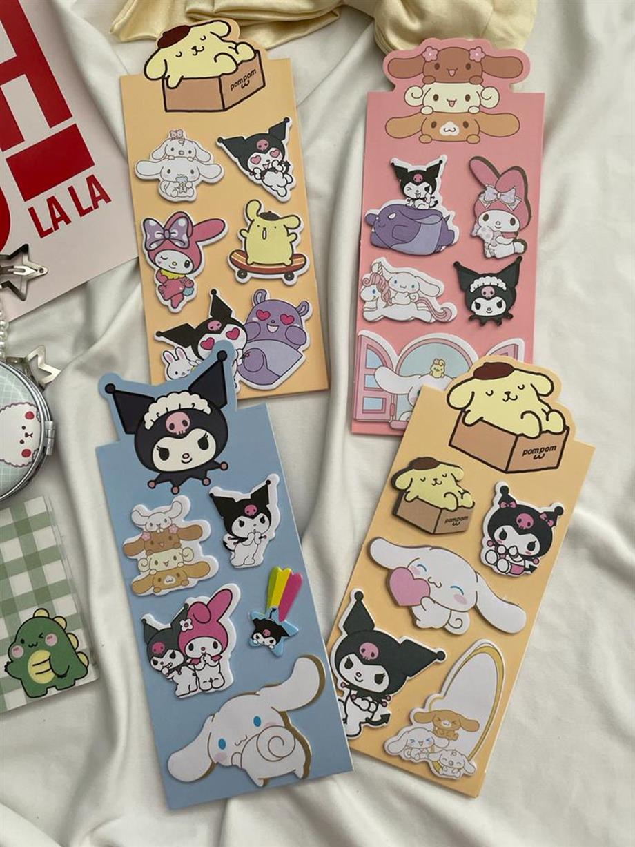 Masa Üstü Kawaii Yapışkan Postit Seti Renk Seçenekleri