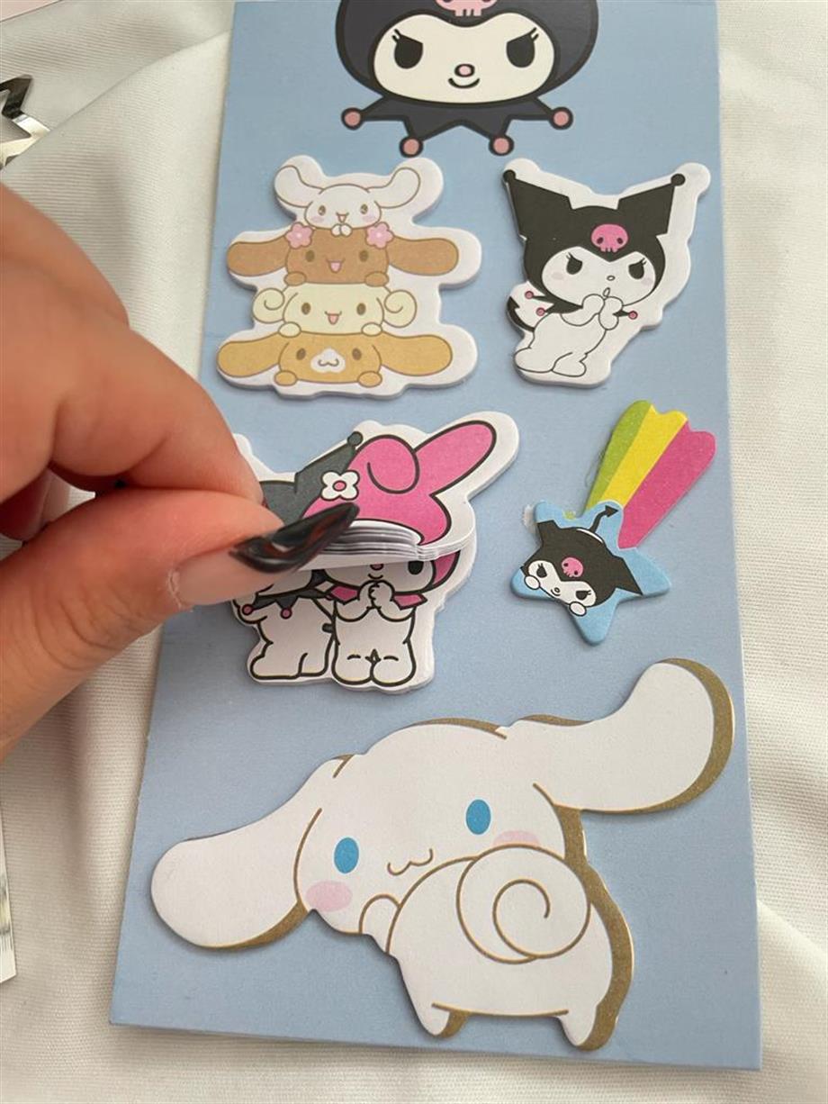 Masa Üstü Kawaii Yapışkan Postit Seti Renk Seçenekleri