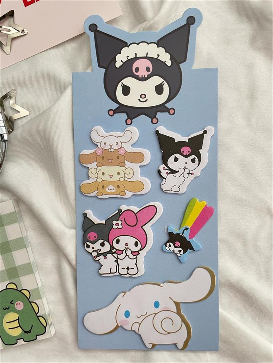 Masa Üstü Kawaii Yapışkan Postit Seti Renk Seçenekleri