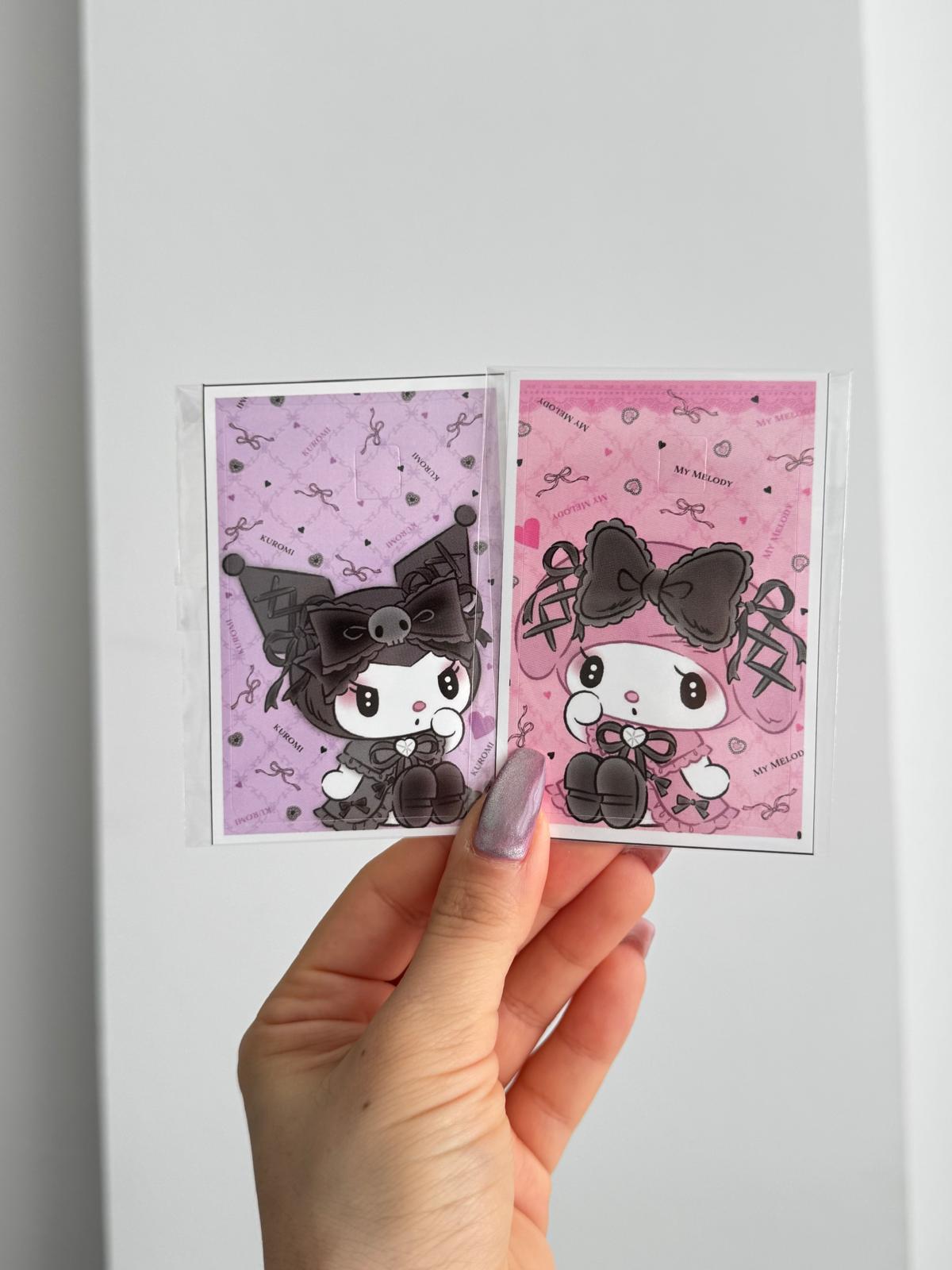 Melody Kuromi Kart Kaplama Sticker 2li Set