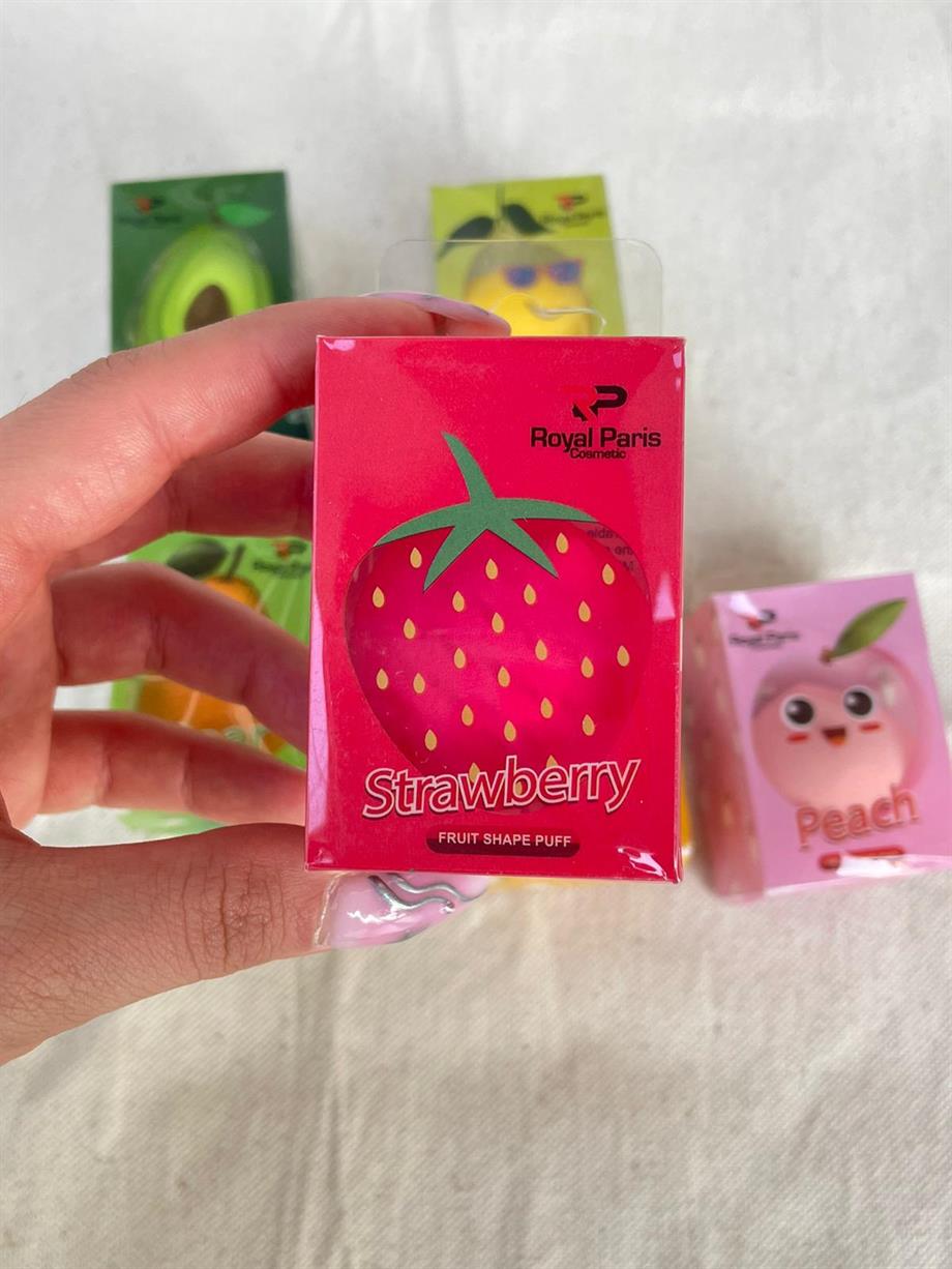 Meyveli Makyaj Süngeri Strawberry