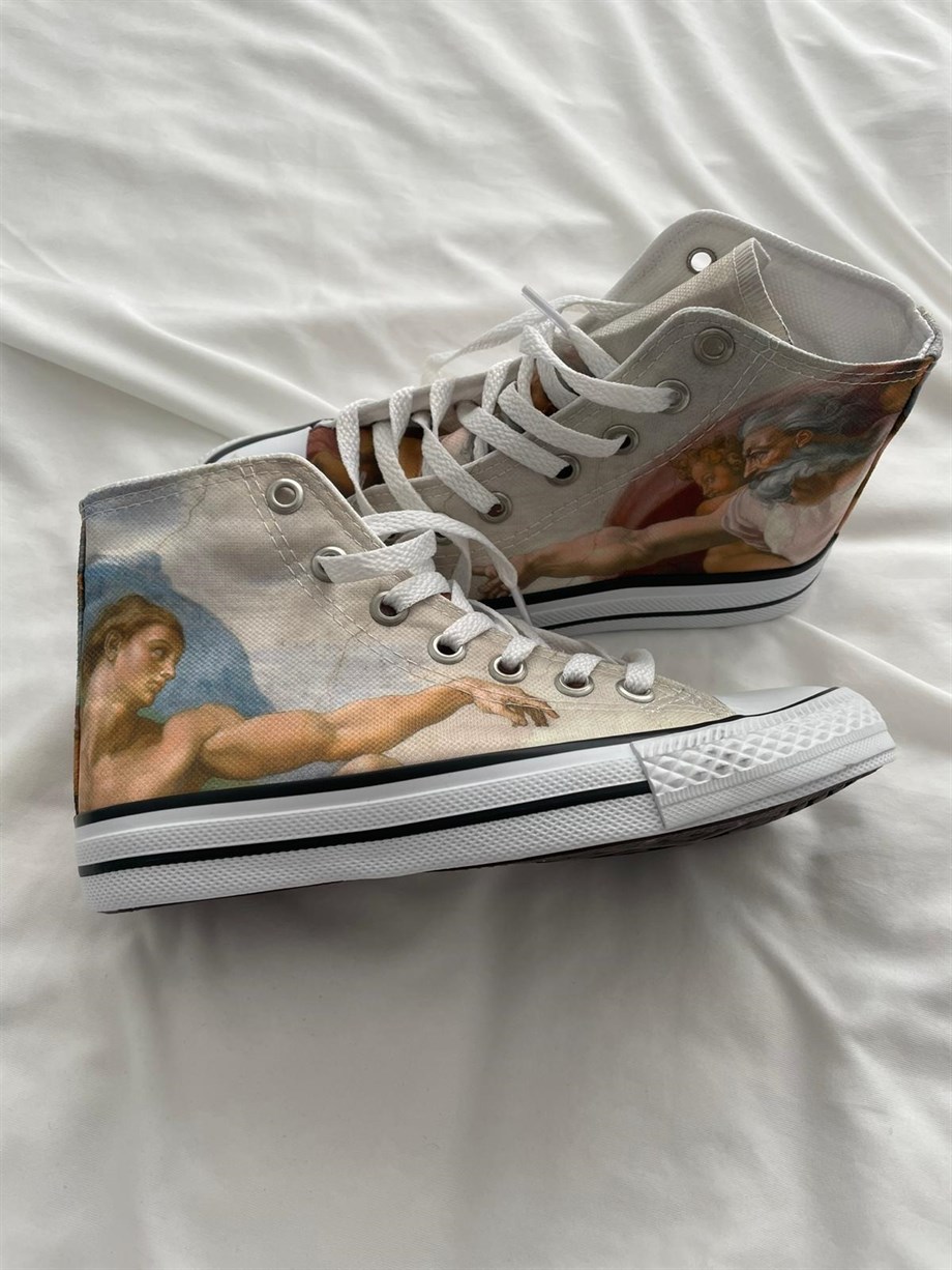 Michelangelo Art Canvas Ayakkabı