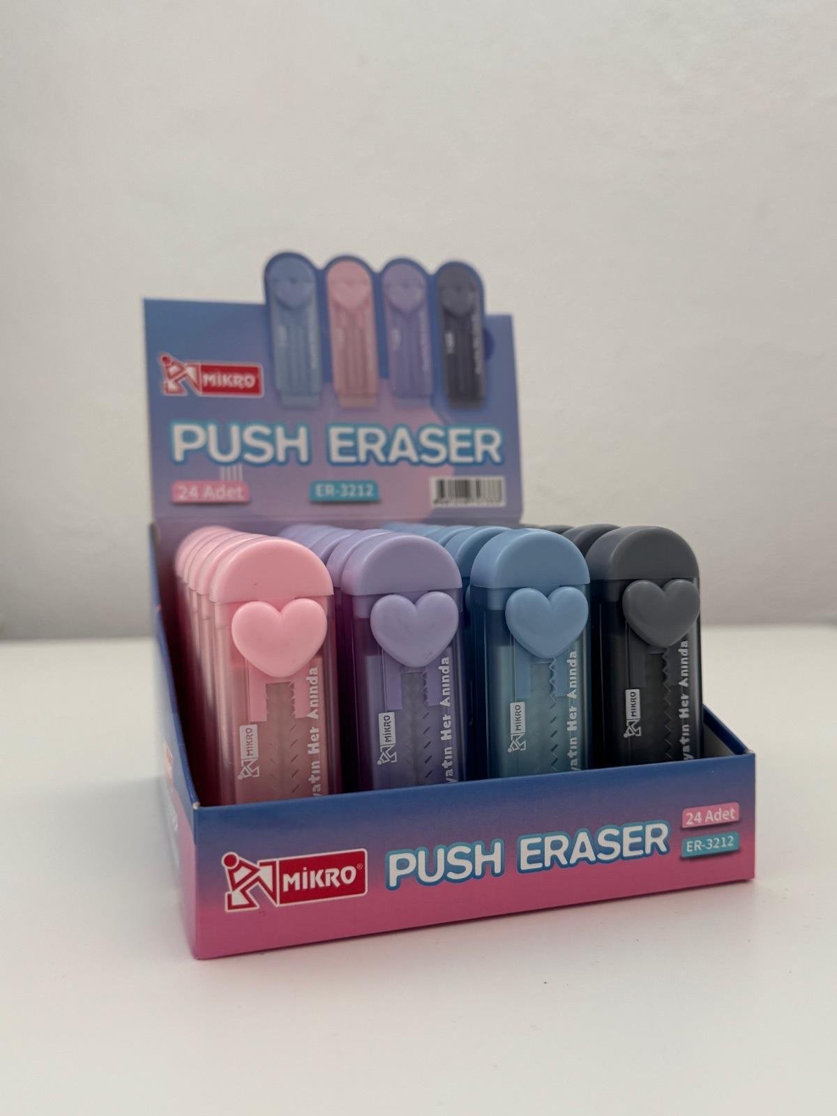 Mikro Sürgülü Silgi Renk Seçenekleri 