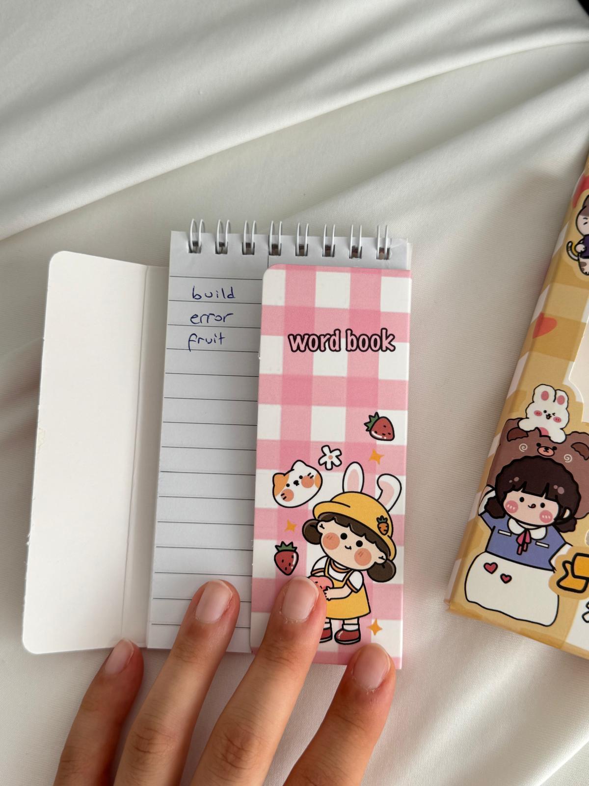 Milk Kawaii Word Book / Kelime Çalışma Defteri