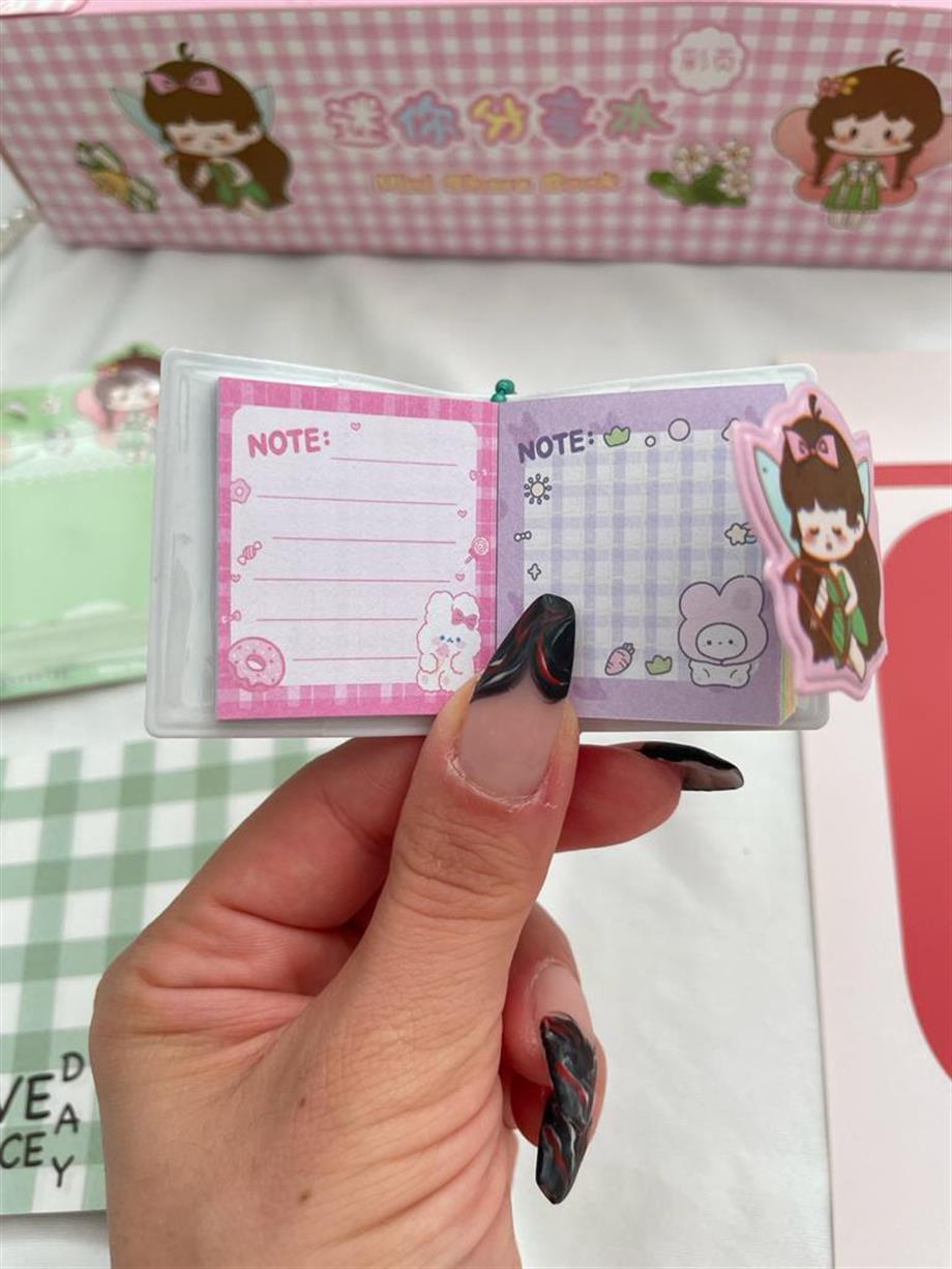 Mini Cırt Kapaklı Mini Anahtarlık Tasarımlı Defter