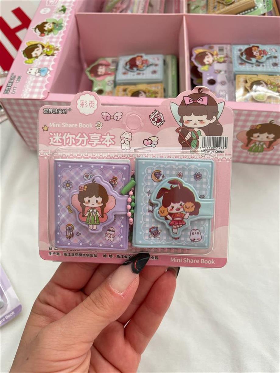 Mini Cırt Kapaklı Mini Anahtarlık Tasarımlı Defter