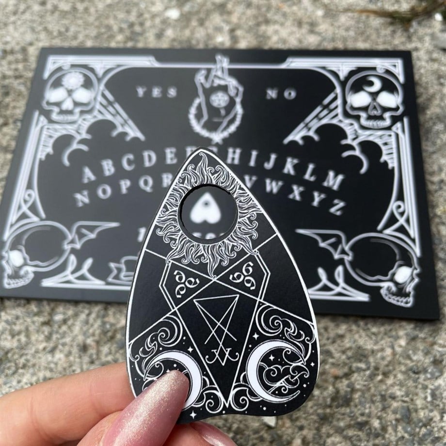 Mini Ouija Board Siyah / Cadı tahtası