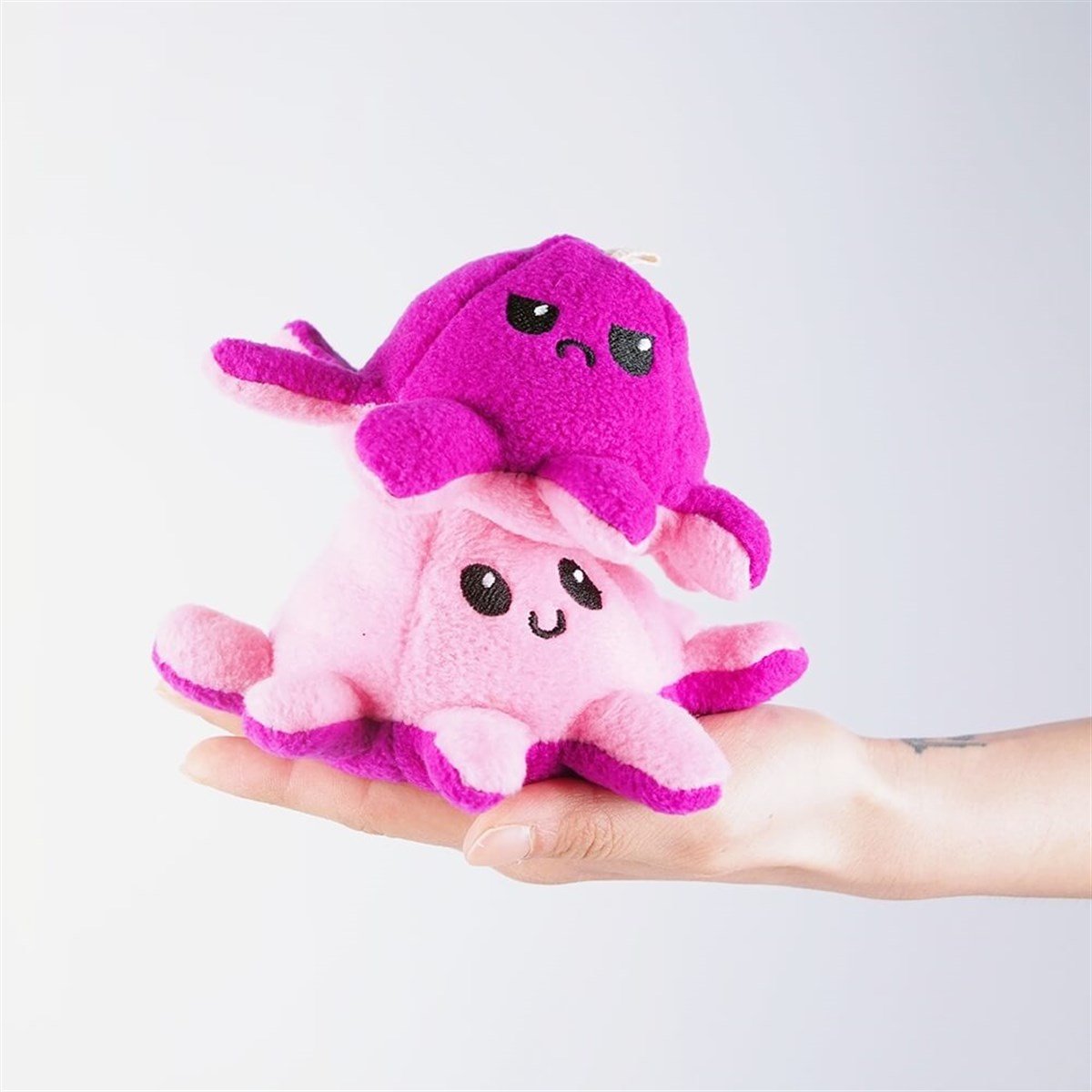 Mood Değiştiren Ahtapot Anahtarlık Mor - Pembe