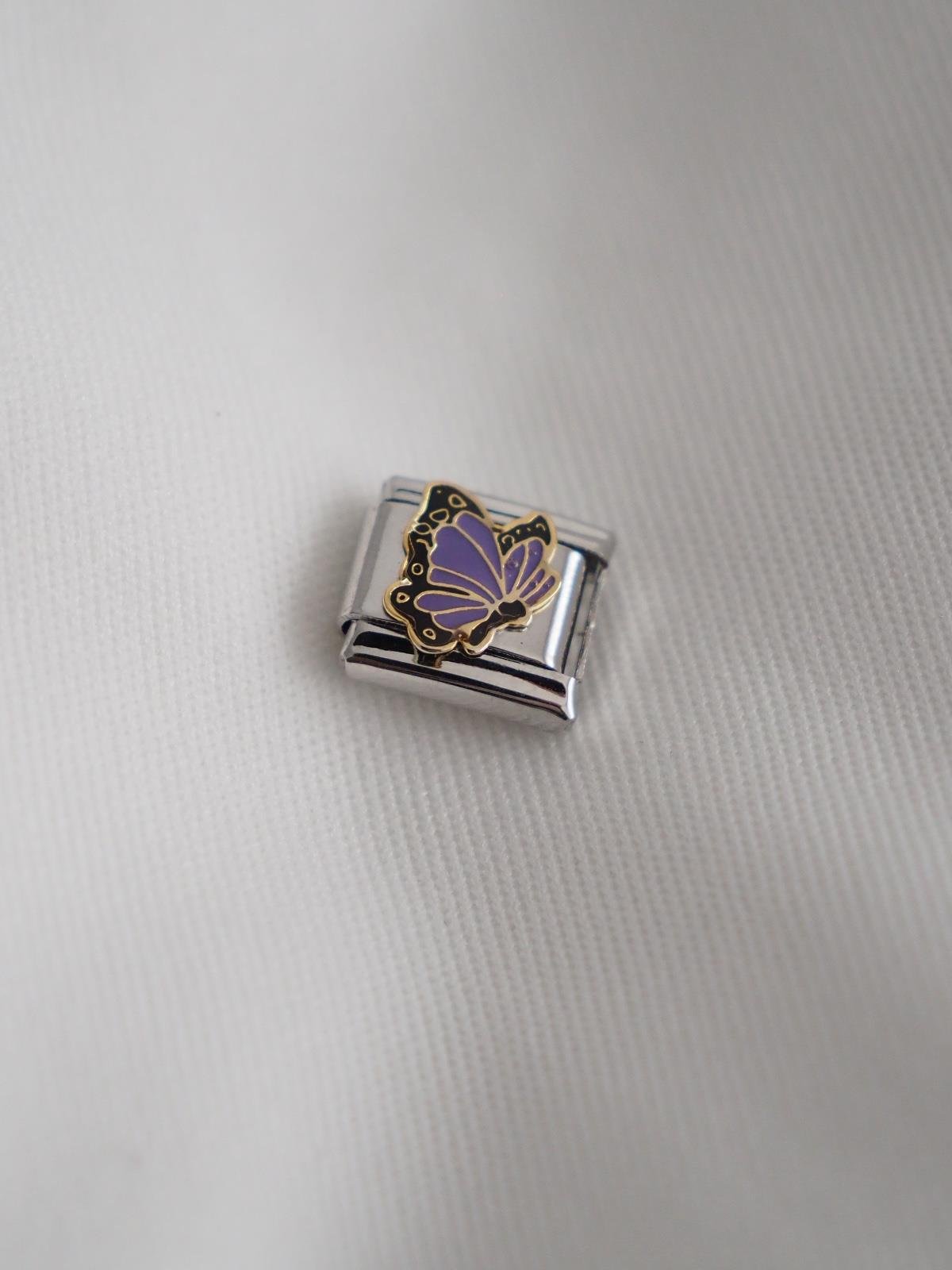 Mor Kelebek İtalyan Charm