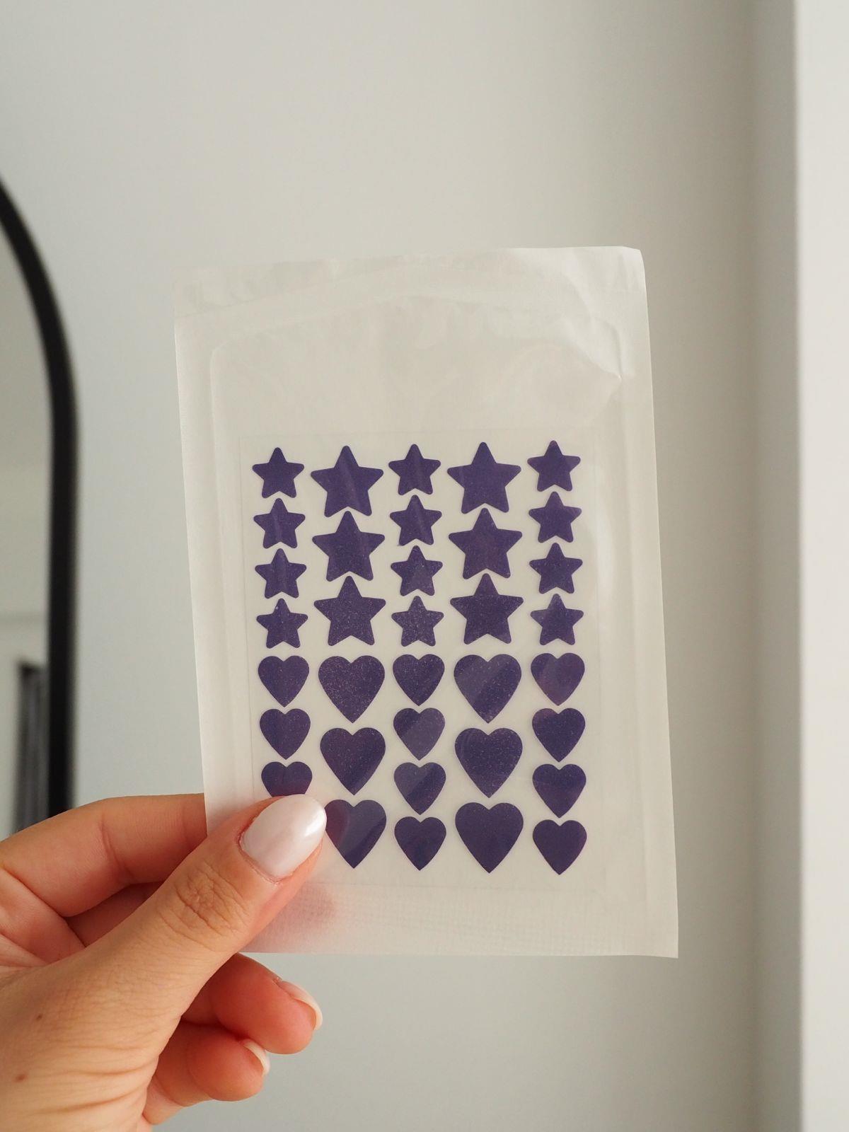 Mor Yıldız ve Kalp Sivilce Bandı