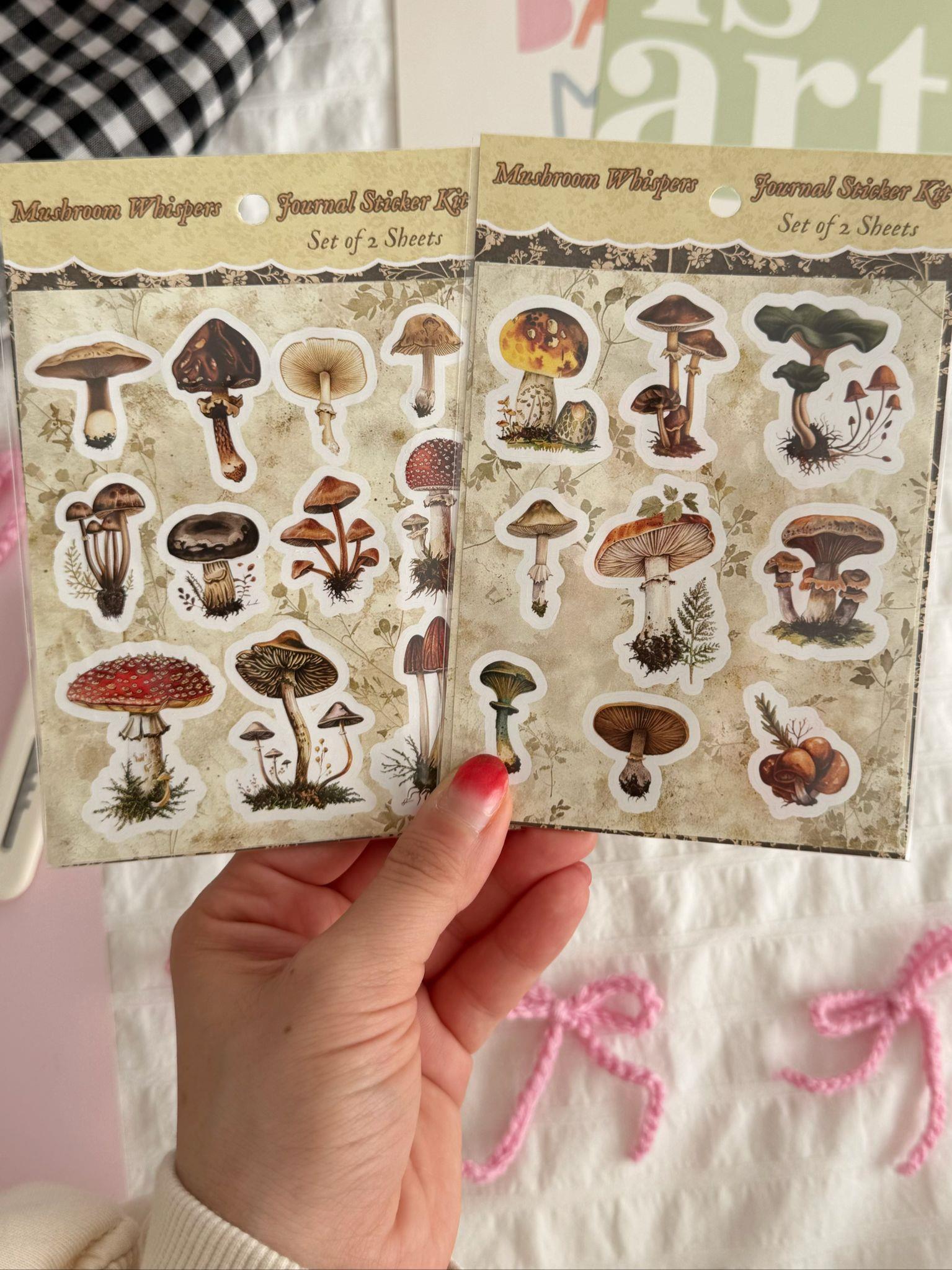 Mushroom Whispers Sheet 2li Sayfa Sticker