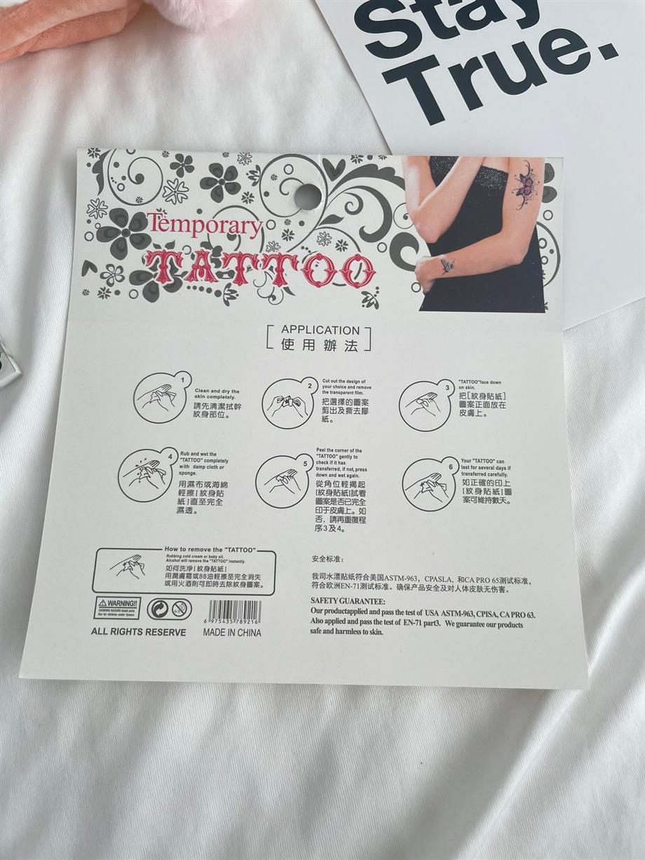 My Melody Çoklu Geçici Dövme Seti