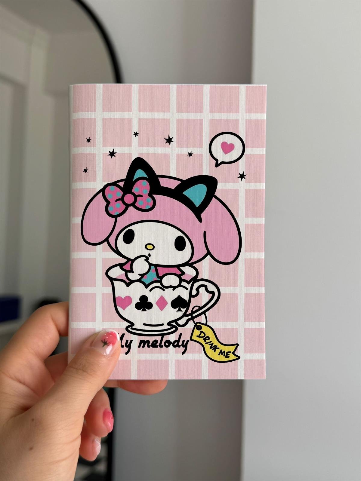 My Melody Drink Mini Çizgisiz Defter