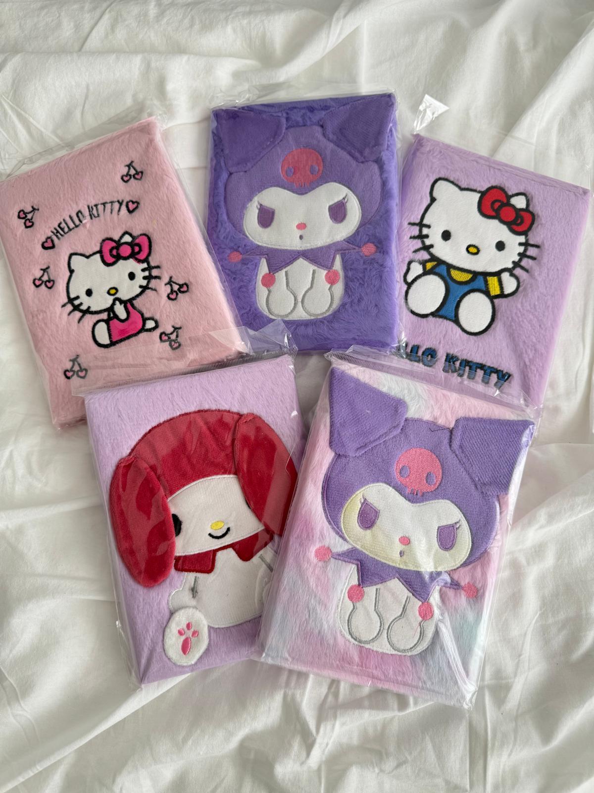 My Melody Peluş Çizgili Defter