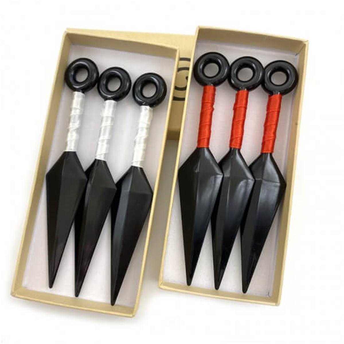 Naruto beyaz 3'lü bıçak seti 