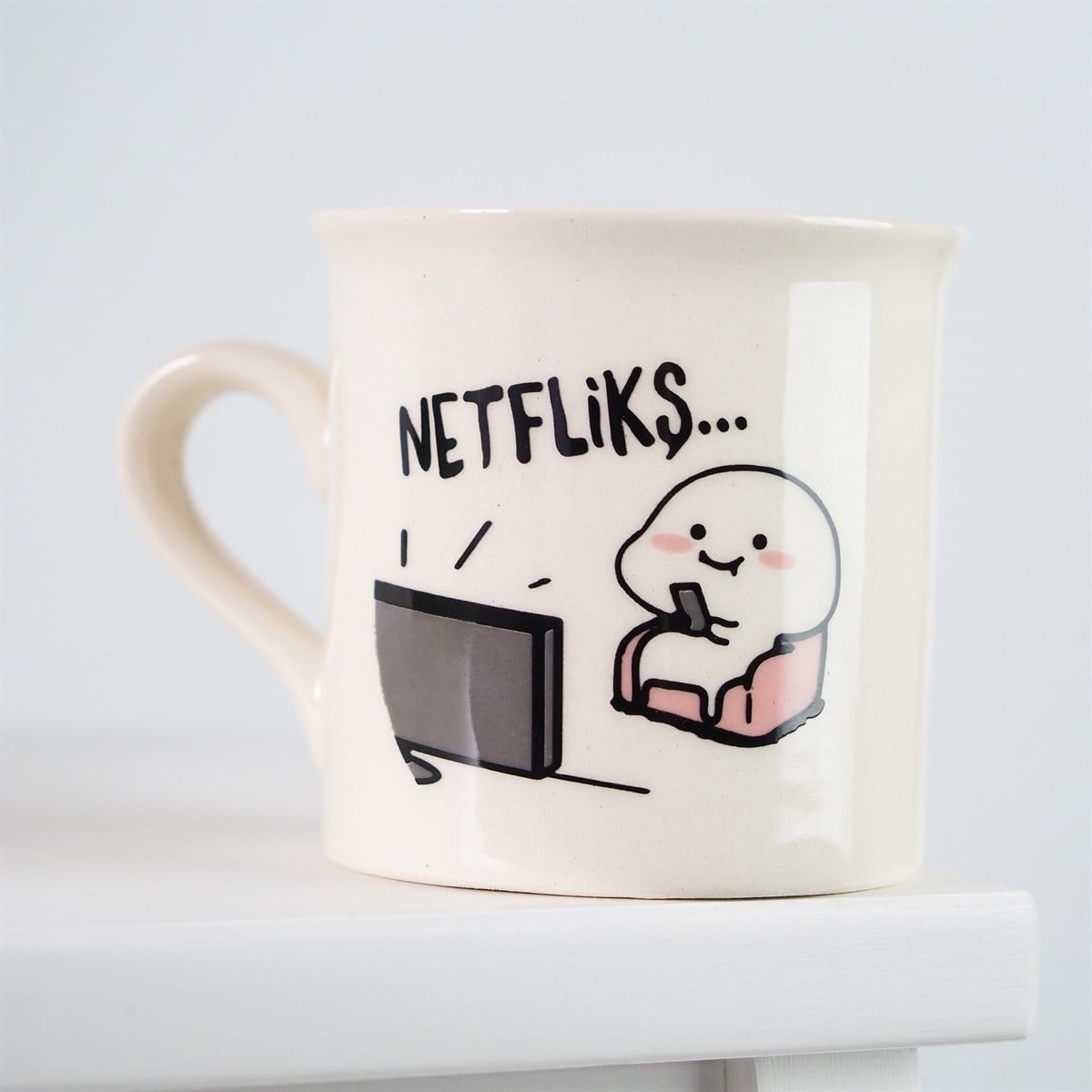 Netflkşh Seramik Kupa