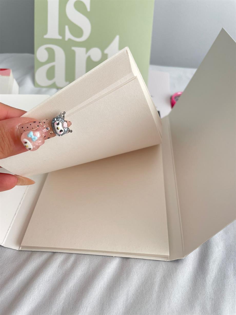 Never Stop Tasarımlı Zarf Defter