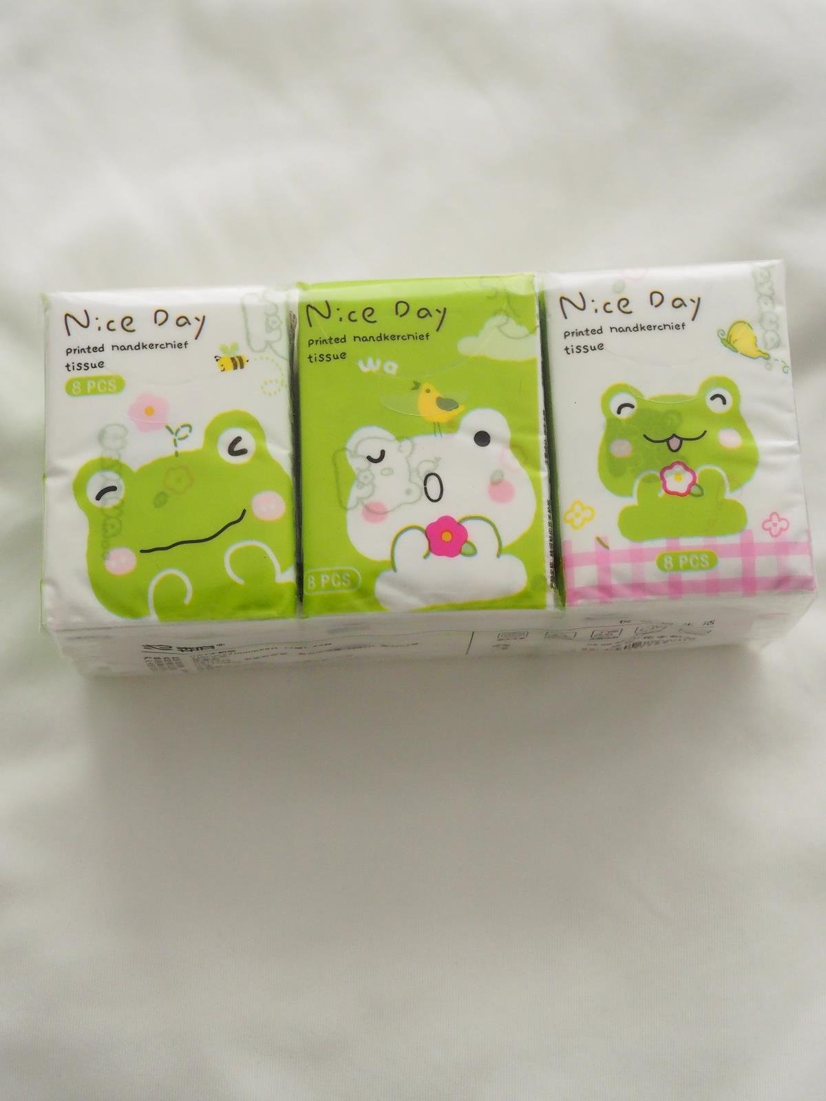 Nice Day Frog Desenli Peçete 9lu Paket
