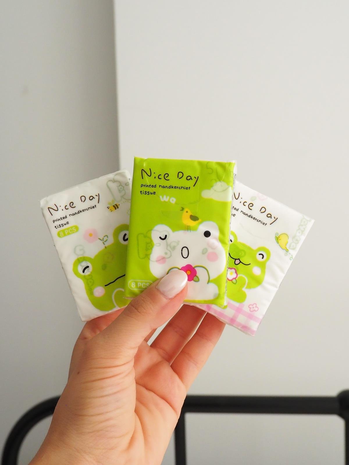 Nice Day Frog Desenli Peçete 9lu Paket