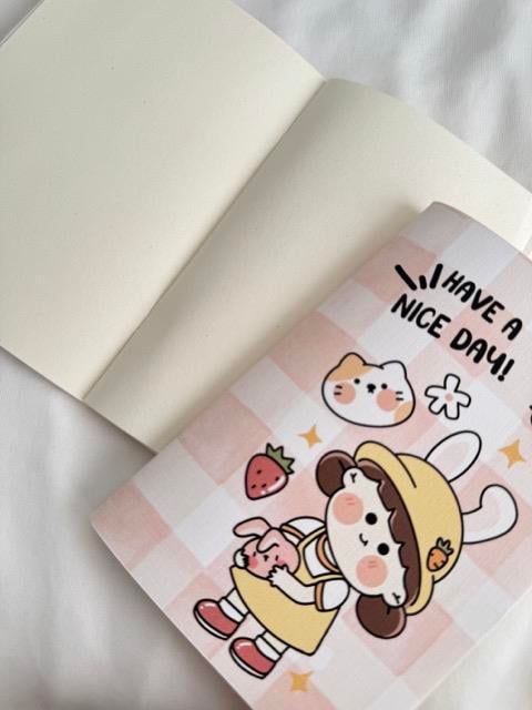 Nice Day Girl Mini Çizgisiz Defter