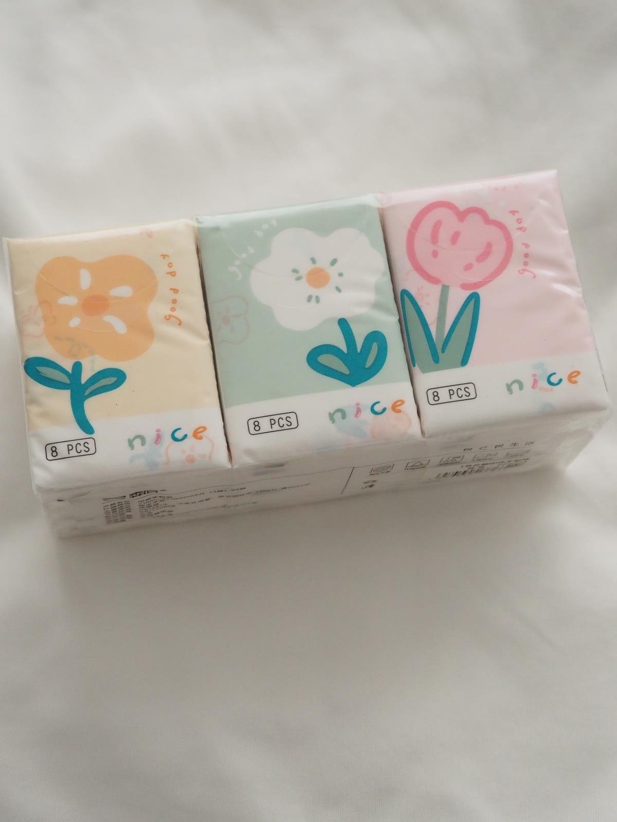 Nice Flowers Desenli Peçete 9lu Paket