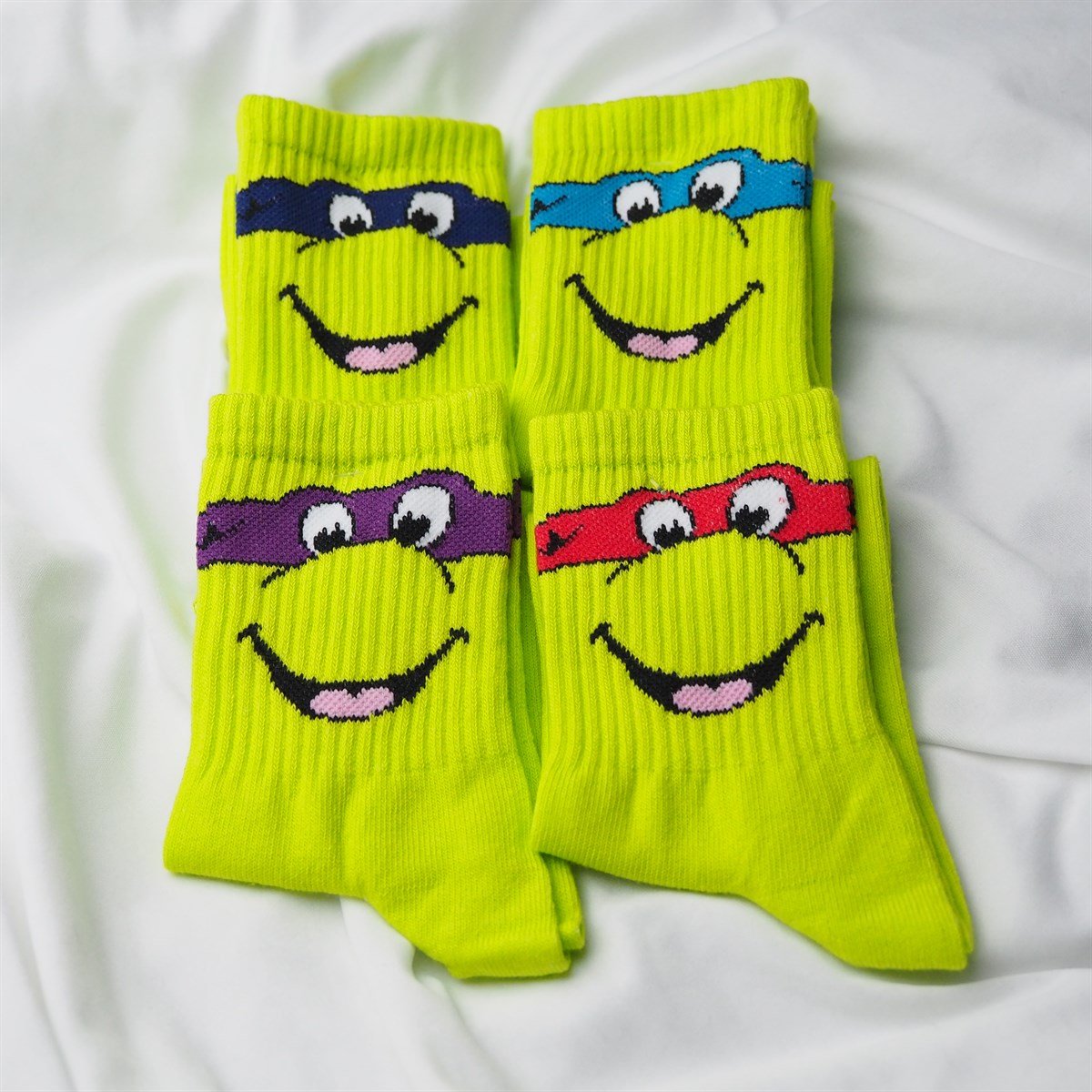 Ninja Turtles Çorap Set 4'lü