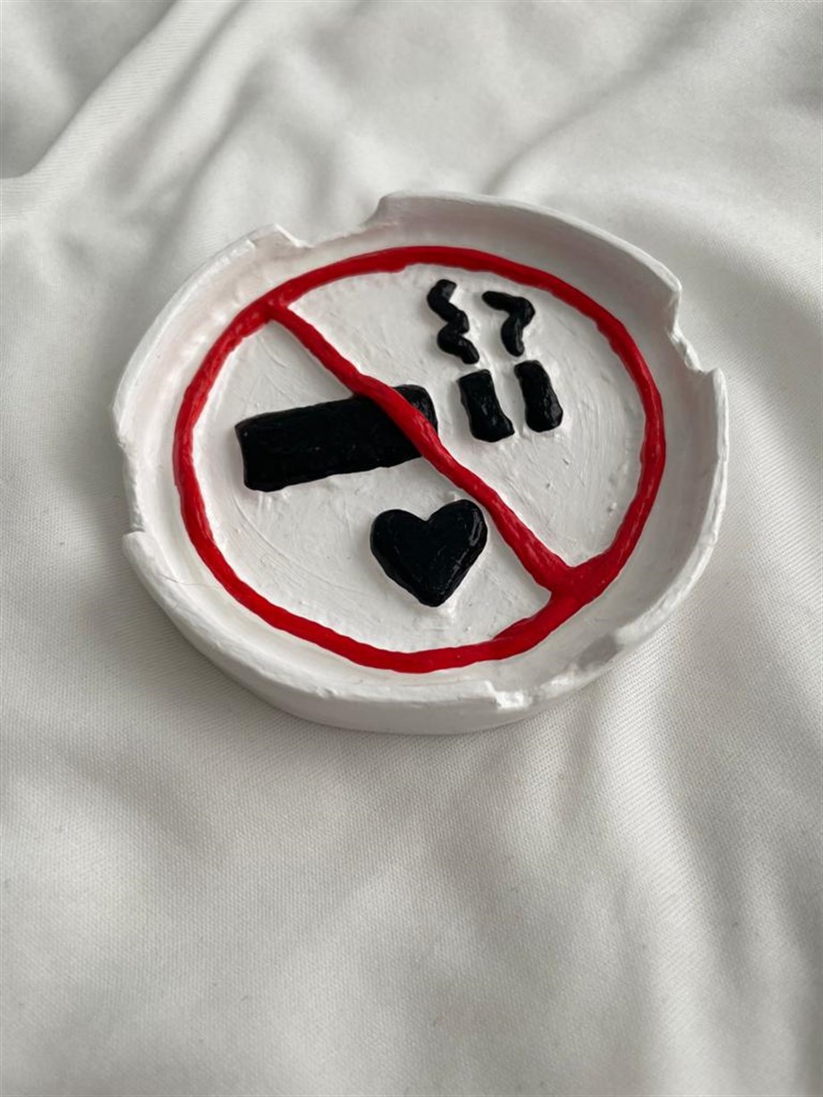 No Smoking Küllük - Takı Tabağı I Handmade