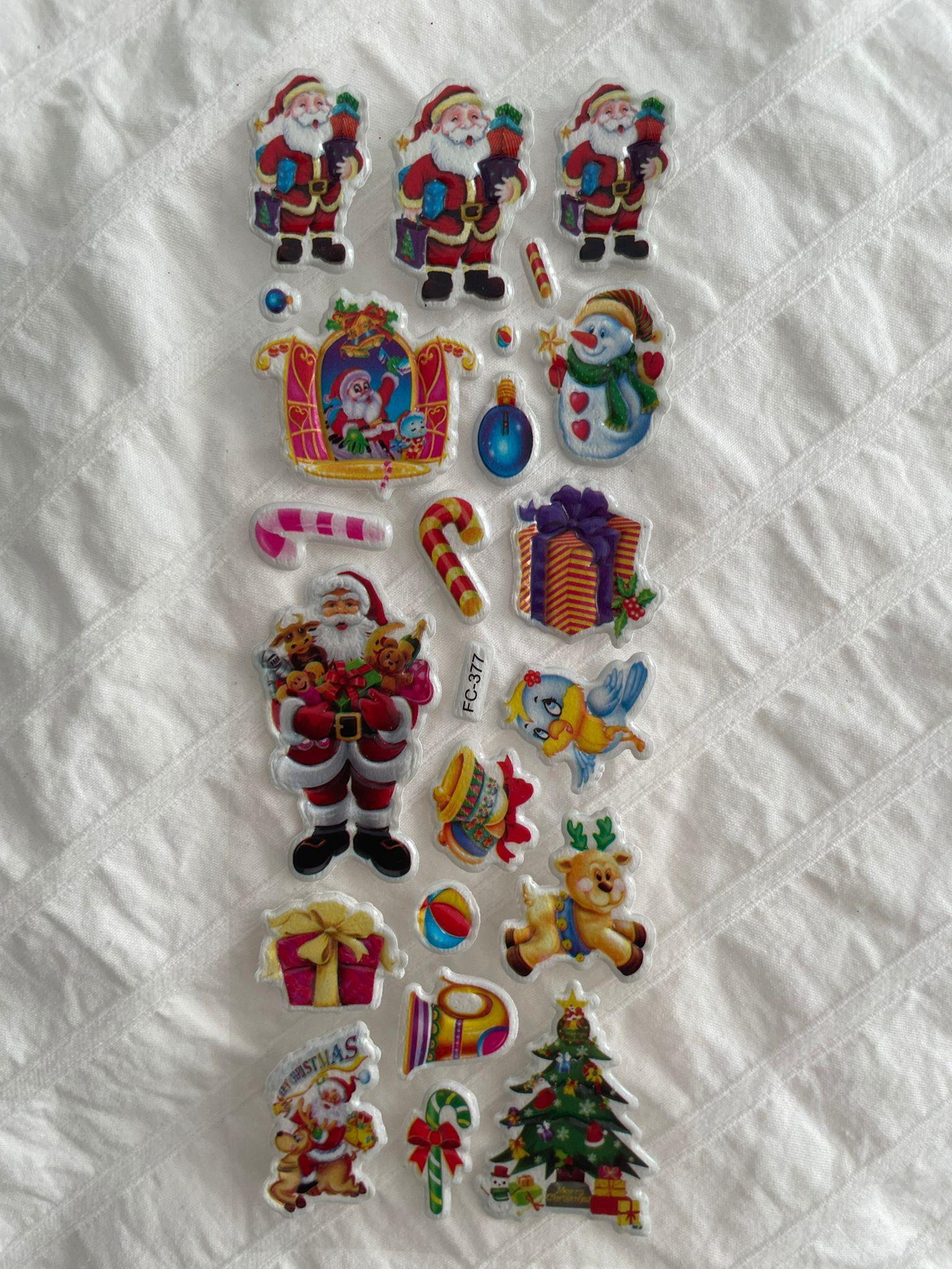 Noel Kabartmalı Sticker