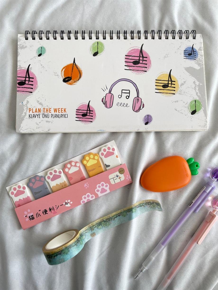 Notalar Spiralli Planlayıcı Defter