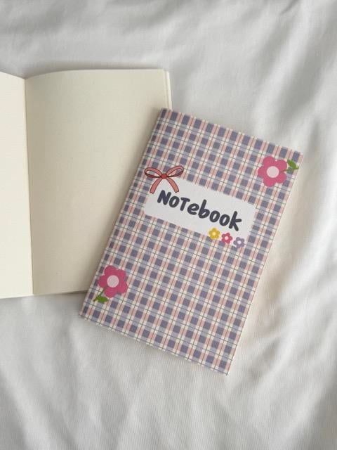 Notebook Flowers Mini Çizgisiz Defter