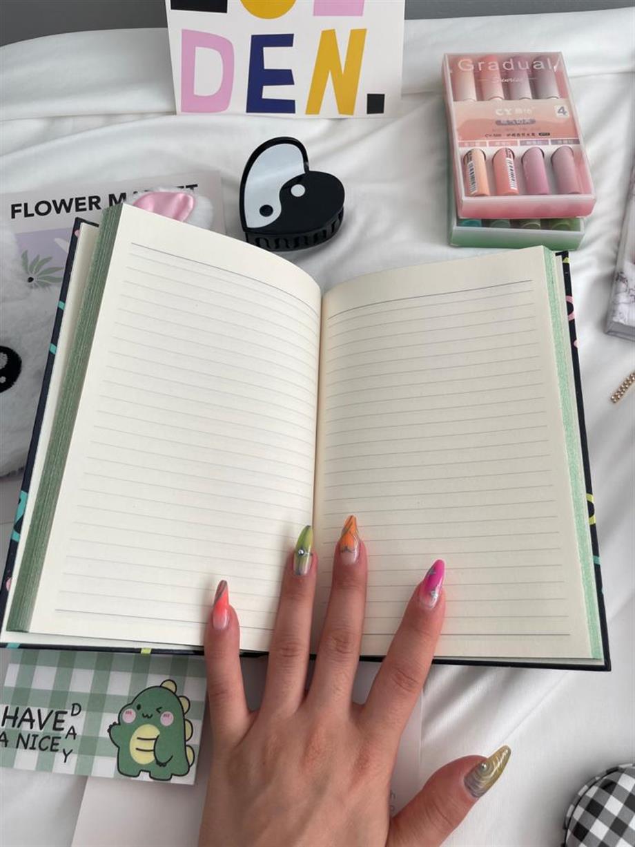 Notes Karma Desenli Lastikli Ajanda