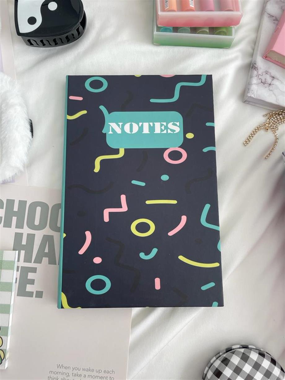 Notes Karma Desenli Lastikli Ajanda
