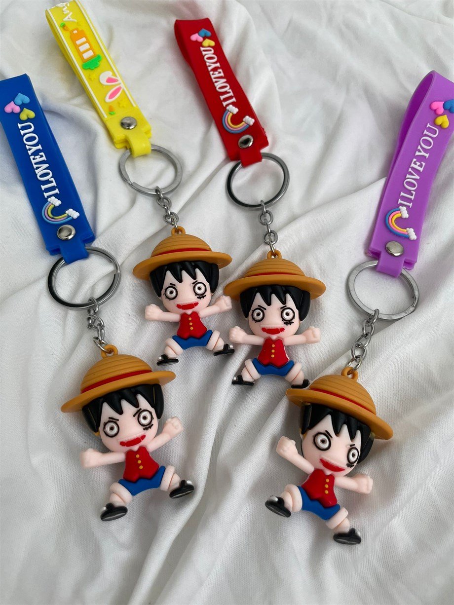 One Piece Silikon Anahtarlık