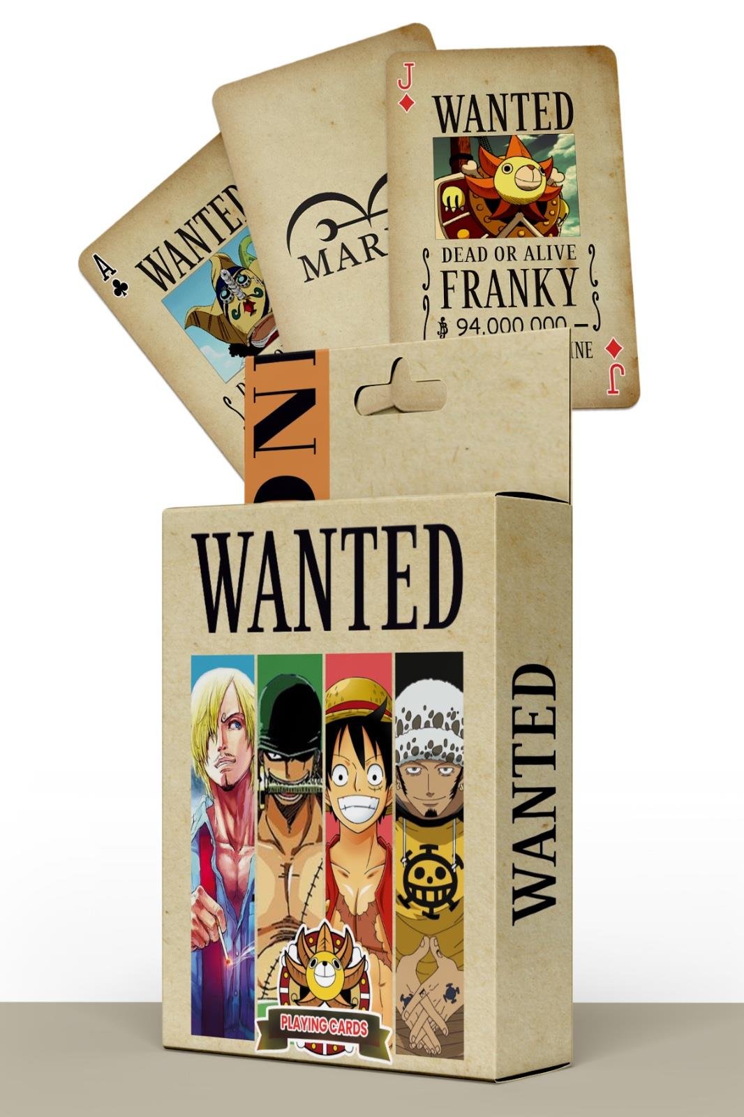 One Piece Wanted Iskambil Poker Kartı