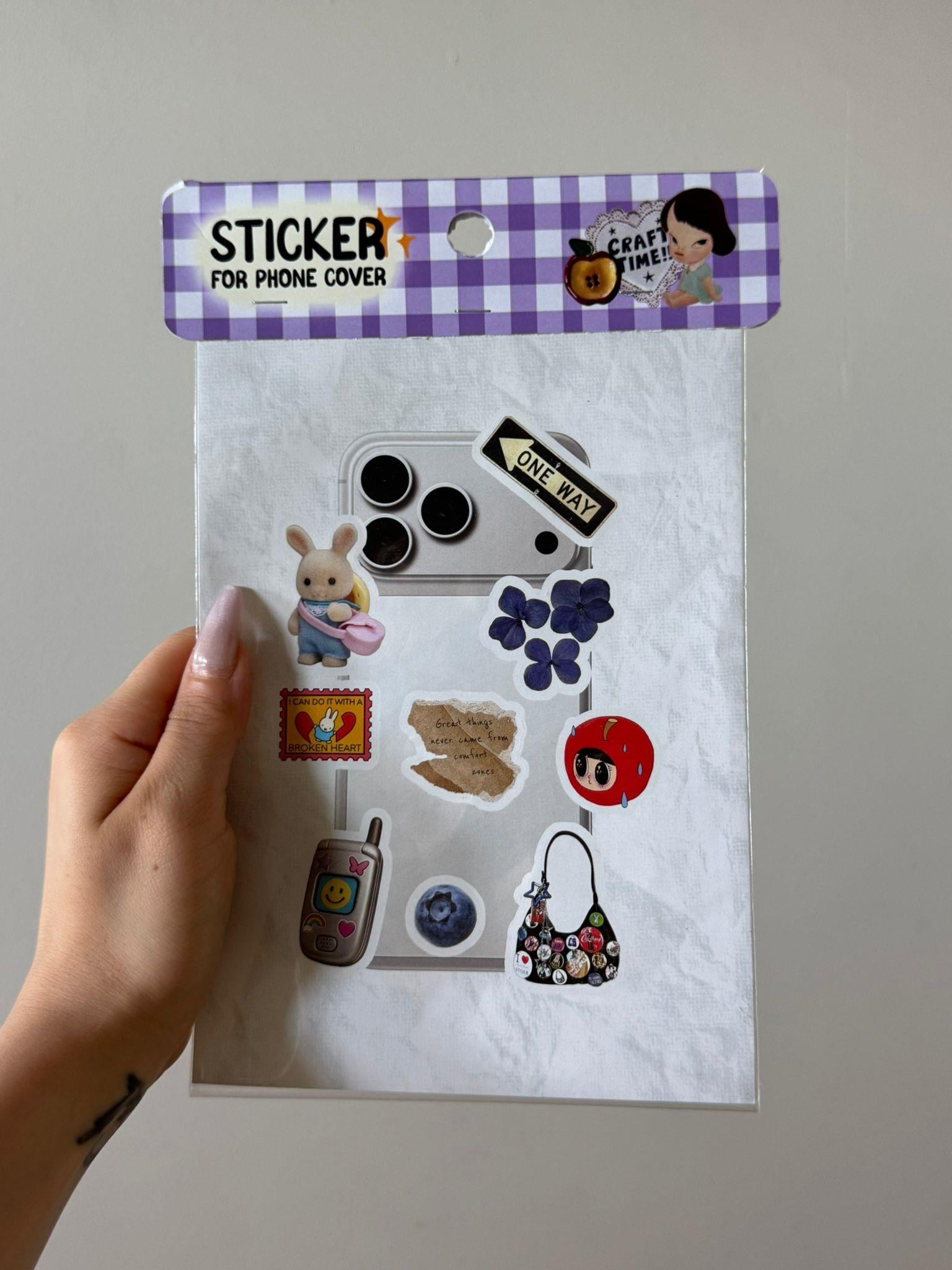 One Way Phone Sticker