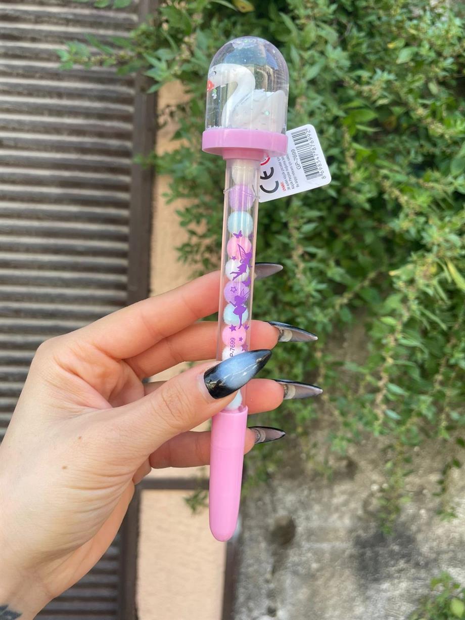 Ördek Kar Küresi Başlıklı Fairy Jel Kalem