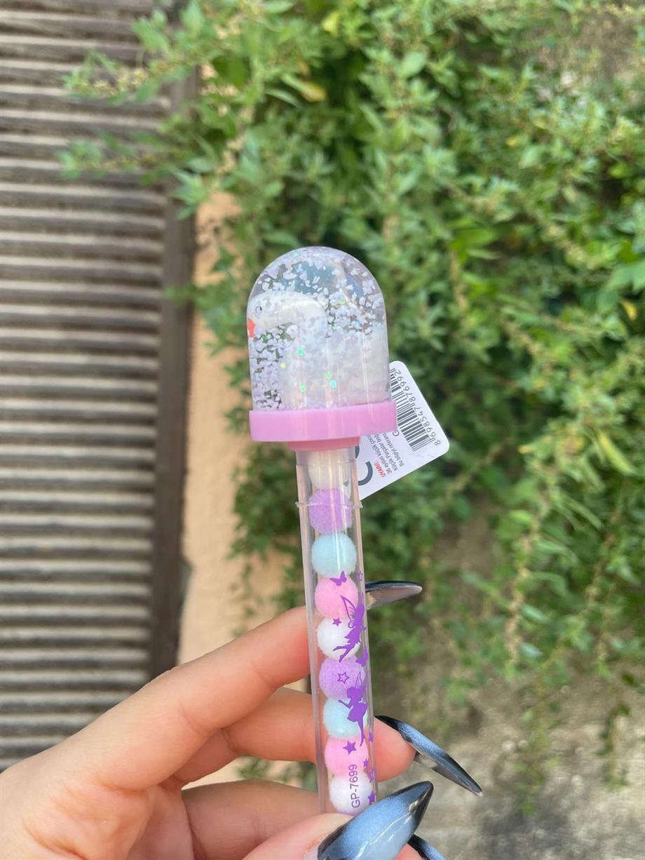 Ördek Kar Küresi Başlıklı Fairy Jel Kalem