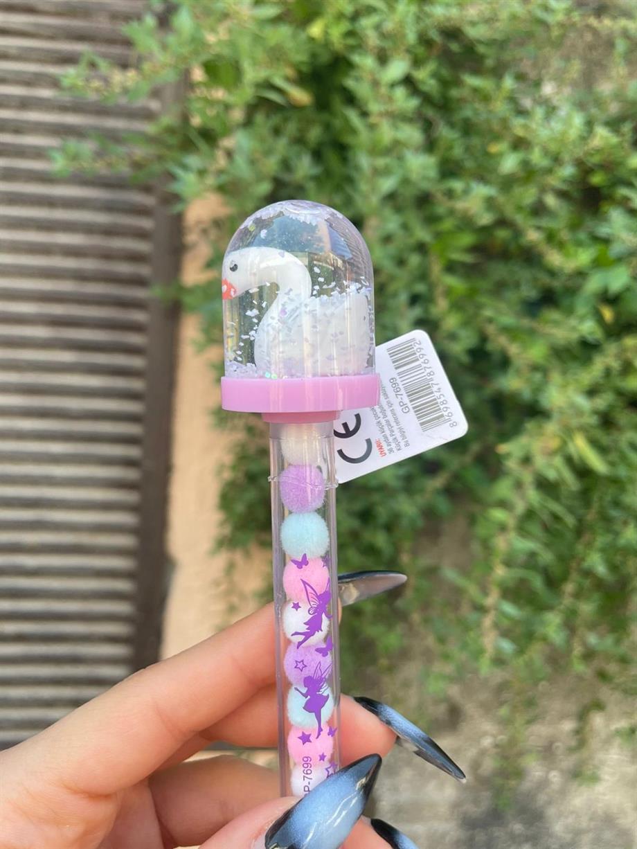 Ördek Kar Küresi Başlıklı Fairy Jel Kalem