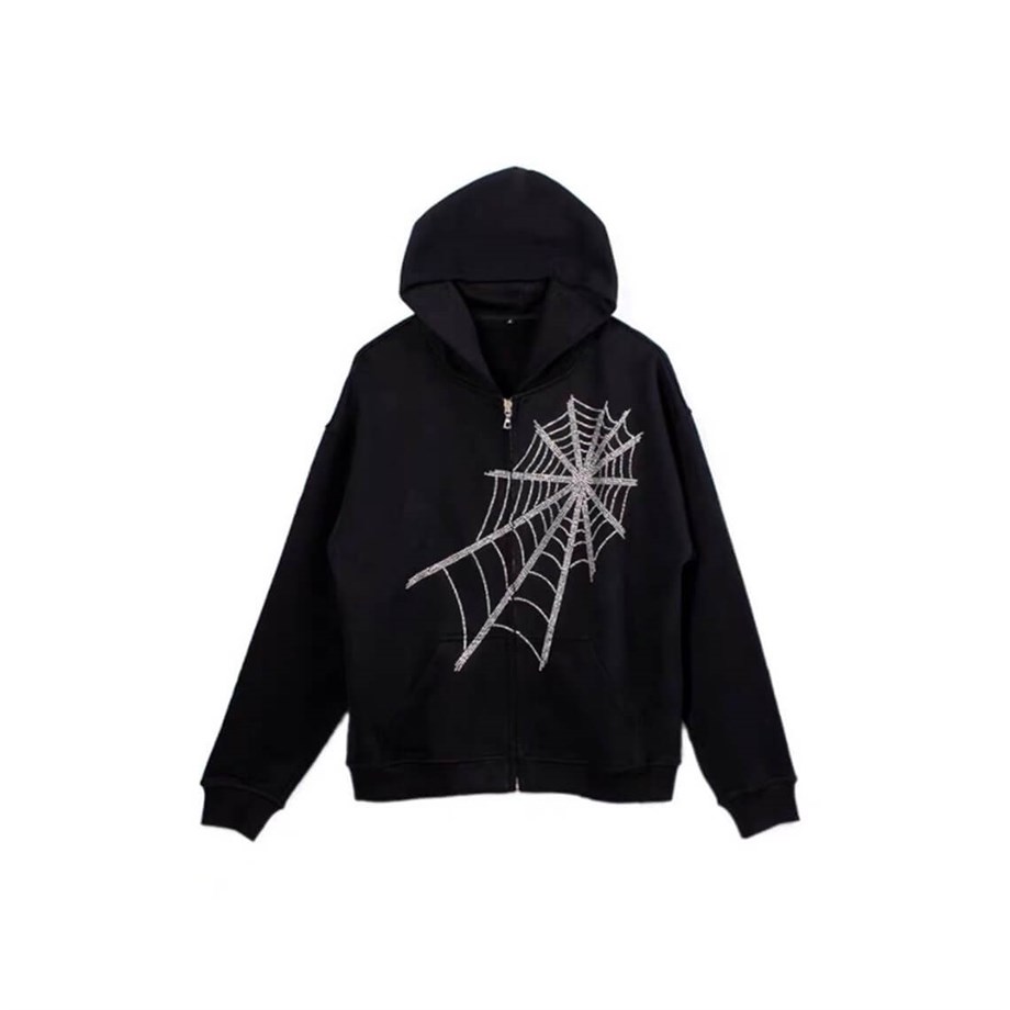 Örümcek Ağı Gotik (Unisex) Kapşonlu