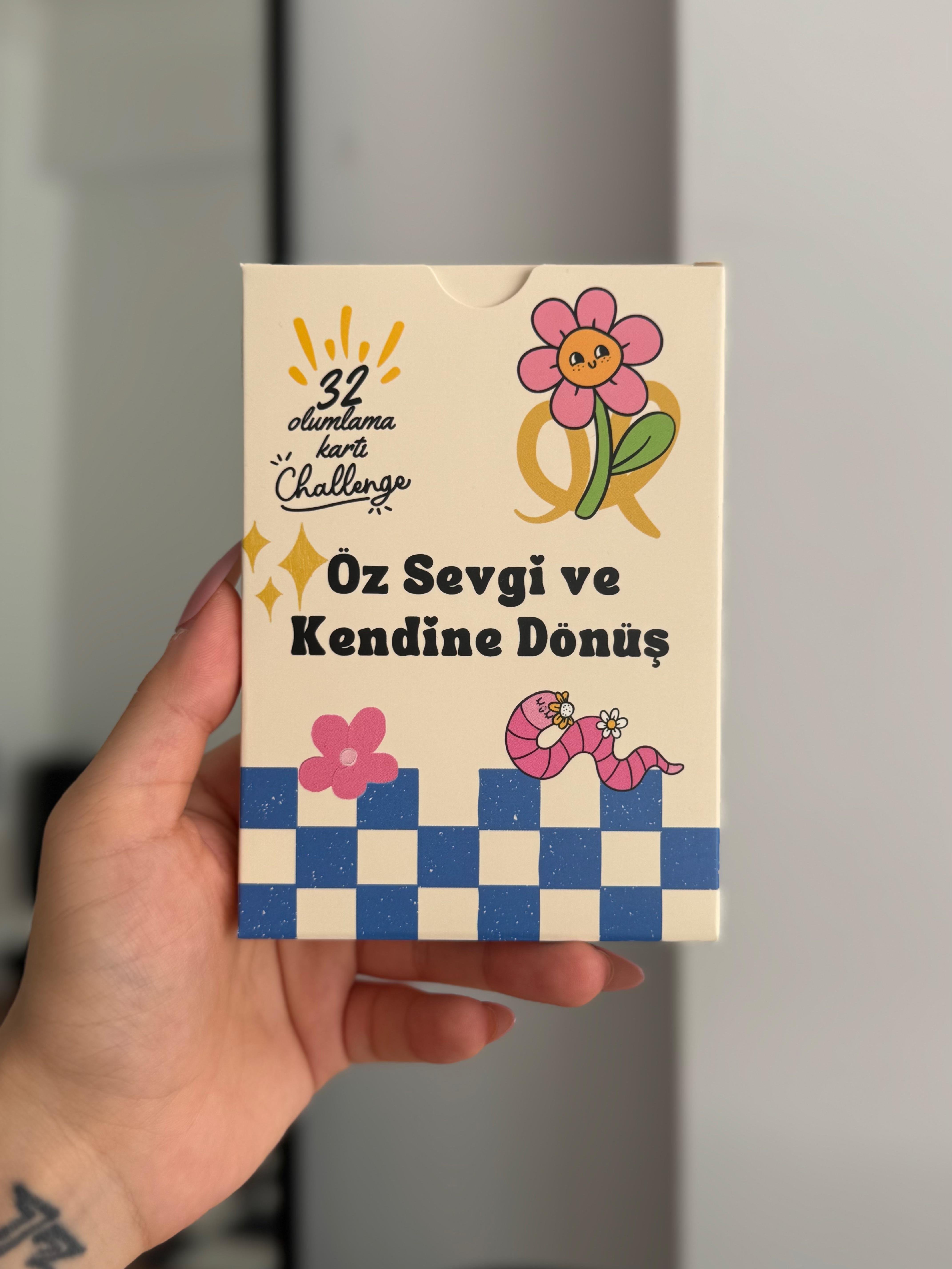 Öz Sevgi ve Kendine Dönüş 32 Olumlama Kartı