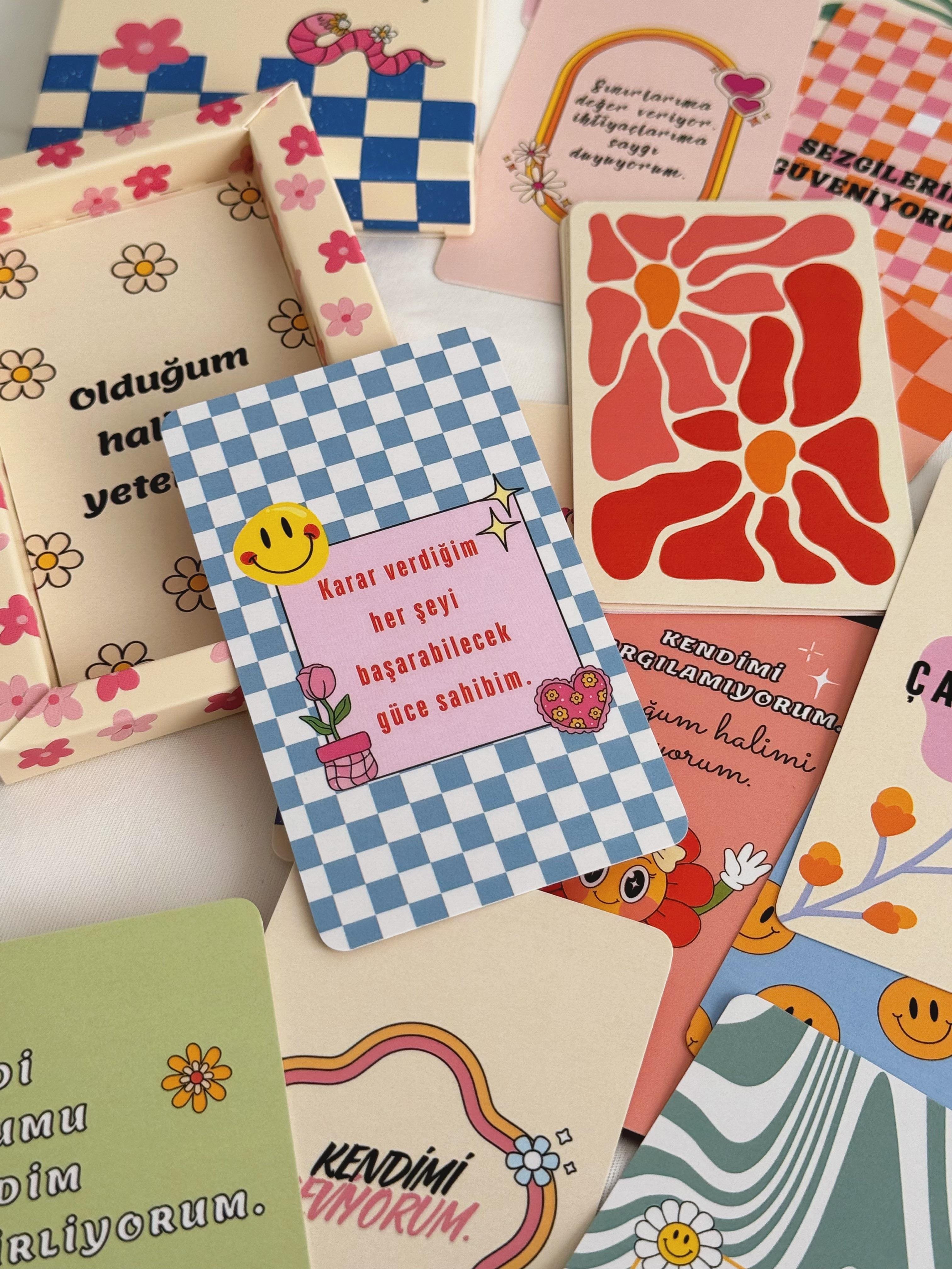 Öz Sevgi ve Kendine Dönüş 32 Olumlama Kartı