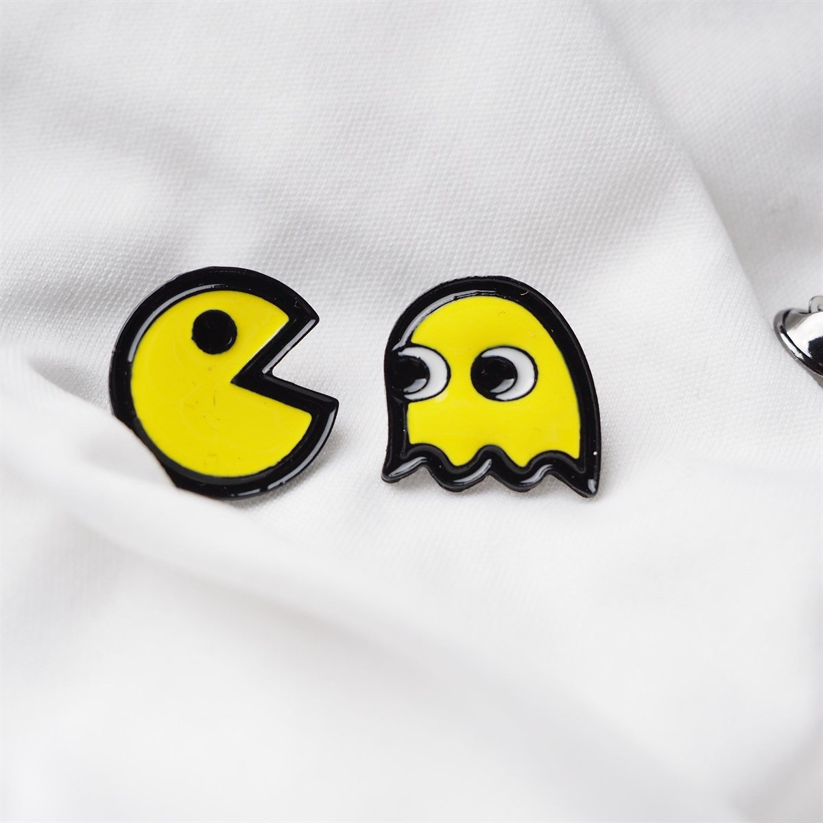Pac-Man Metal Pin 2'li