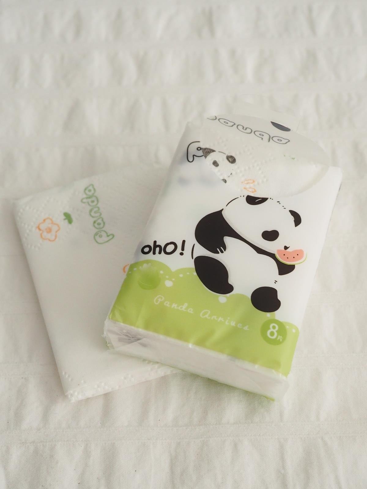 Panda Desenli Peçete 9lu paket