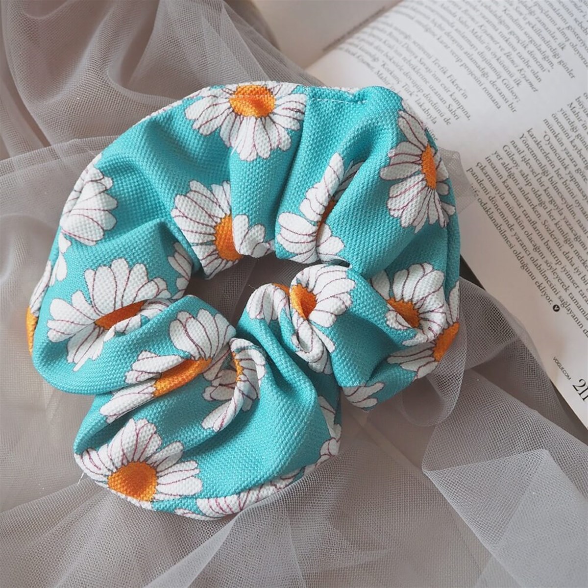 Papatya Scrunchie Toka