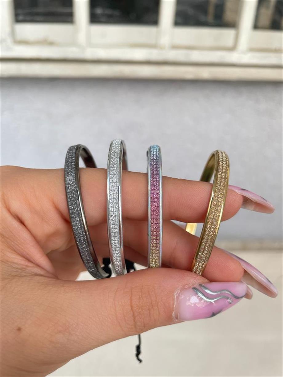 Parıltılı İp Bileklik Renkli